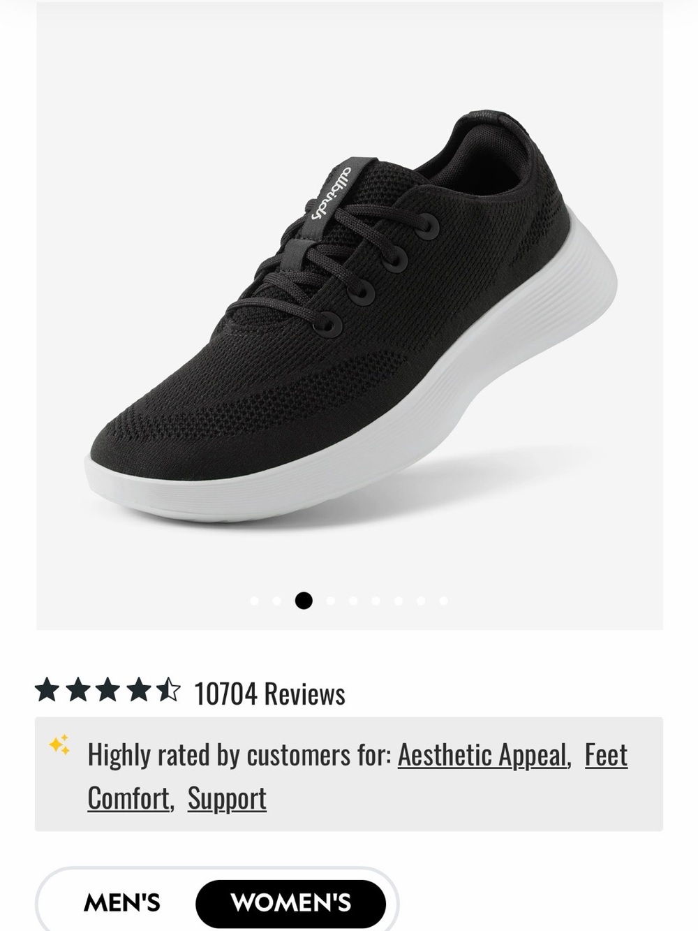 Allbirds Tree Runner Go Size 7